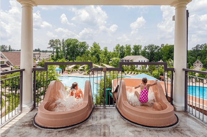 Briar Club pool and slide